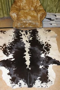 29.1 Ft Original Cowhide Rug/fur skin, Fully Processed Cow Hide Upholstery Skin - Picture 1 of 8