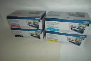 Set cartucce toner Brother C/M/Y/K TN-310BK TN-310Y TN-310C TN-310M originali NUOVE - Foto 1 di 6