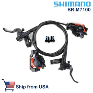 SHIMANO SLX BR M7100 Hydraulic Disc BrakeSet MTB BL-BR-M7100 J04C - Picture 1 of 3