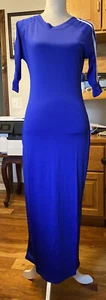 ECHOINE pencil dress Blue Size Medium - Picture 1 of 4