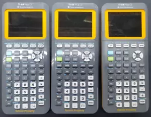 Texas Instruments Ti 84 Plus CE School Edition Calculator W/ Charging Cable Wear - Picture 1 of 6