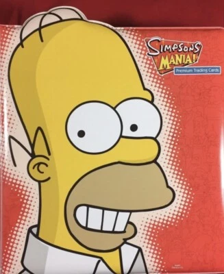 Inkworks Simpsons Mania 2001! Tarjetas coleccionables completa tu conjunto tú eliges loco Foto 1 de 2