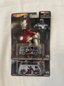 2018 HOT WHEELS MARVEL STUDIOS AVENGERS VOLKSWAGEN IRONMAN & DODGE A100 LOT OF 2 - Picture 1 of 3