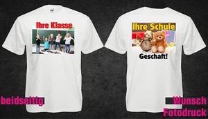 Klassen T-shirt ab 10 Stück beidseitig druck Grund Haupt Schule Abschlussfahrt - Bild 1 von 1