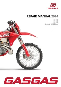 GasGas Gas Gas Service Workshop Shop Manual Repair Book 2024 EC 300 US. - Bild 1 von 24