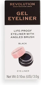 Revolution Gel Eyeliner Pot with Brush - Picture 1 of 12