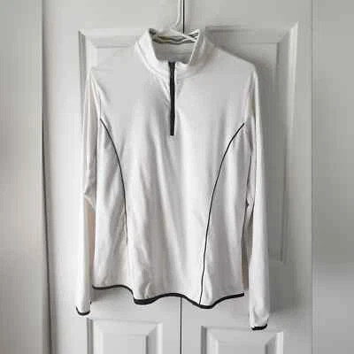 E.P Pro Tour Tech Pullover | white | small | Golf - Image 1 of 4