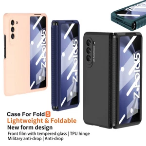 Coque Etui Antichoc Pour Samsung Galaxy Z Fold5 4 3 Verre Trempé Dur Case Cover - Photo 1 sur 16