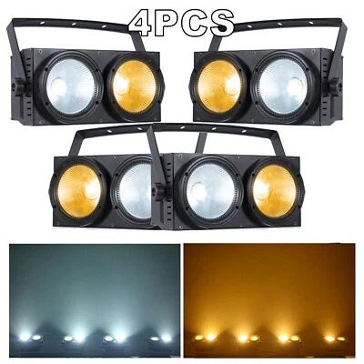 Iluminación de boda COB Par Luz LED DMX Fresca + Blanco Cálido Escenario Rendimiento Cara Foto 1 de 4