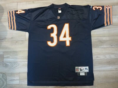 Camiseta Walter Payton 1985 Chicago Bears NFL Retro Rewind Reebok GG - Imagem 1 de 4