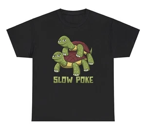Slow Poke T-Shirt lustig unangemessen Schildkrötenliebhaber Sex Erwachsene Humor Witz Geschenk Shirt - Bild 1 von 3
