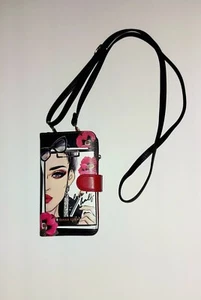 Nicole Lee Universal Love Me Half Collection PHONE CASE CROSSBODY WALLET - Picture 1 of 5