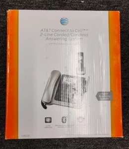 AT&T TL86109 2 Line Connect Cell Bluetooth Corded Cordless Phone, OBN, D1 - Picture 1 of 3