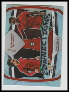 2022 Panini Prizm Silver Prizm #24 Joao Felix / Rafael Leao Connections - Foto 1 di 2