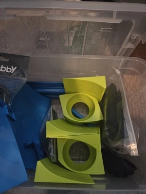 Lote Sphero Terrain Park Rampas Azules Rieles Obstáculo Con Verde Más Cubiertas Nuby Foto 1 de 3