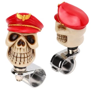 Steering Wheel Power Handle Comfortable To Handle Skull Steering Wheel Spinner - Picture 1 of 22