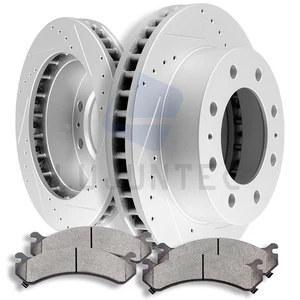 Front Ceramic Pads And Rotors Brake Discs For GMC SAVANA SIERRA YUKON CHEVROLET - Bild 1 von 10