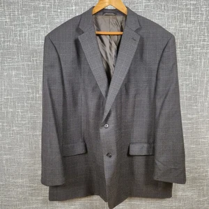 Lauren Ralph Lauren Blazer Men 56L 100% Wool Sport Coat Plaid Two Button - Picture 1 of 12