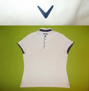 POLO Shirt CALLAWAY GOLF Opti-Dry (WOMEN XL) PERFECT !!! White Tennis Women - Picture 1 of 7