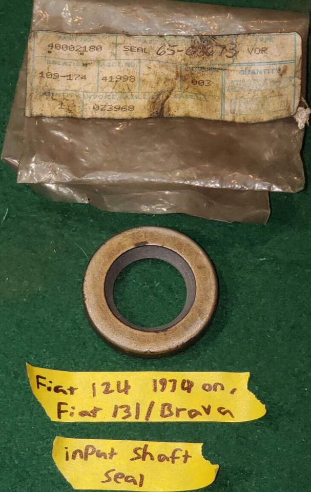 OEM Inputshaft Oil Seal for Fiat 124 Spider 131 Brava  NOS - Image 1 of 1