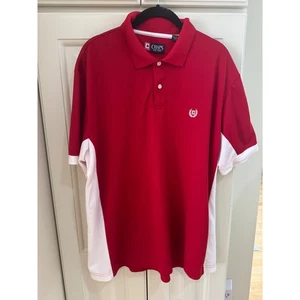 Chaps EST 1978 Poloshirt Herren Rot Weiß Kurzarm Golf Freizeit XL - Bild 1 von 10