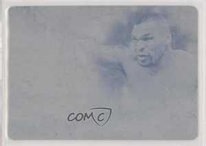 2018 Leaf ITG Used Sports Printing Plate Cyan 1/1 Mike Tyson #NHF-23 c6r - Picture 1 of 3