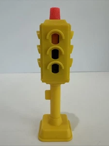 Vintage Fisher Price Main Street Little People Hauptstraße Ampel Haltestelle - Bild 1 von 5