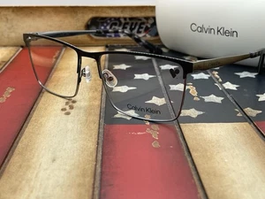 Calvin Klein CK22102 001 Schwarz & Rotguss Brille 57 mm Gestell Option zum Hinzufügen RX - Bild 1 von 9