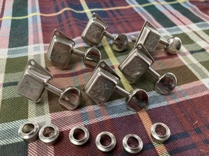 Vintage MusicMan Stingray Electric Guitar Tuners & Ferrules- Leo Fender/Schaller - Picture 1 of 4