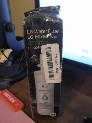 Genuine LG LT700P Replacement Water Filter Cartridge OEM ADQ360061 NEW - Image 1 of 4