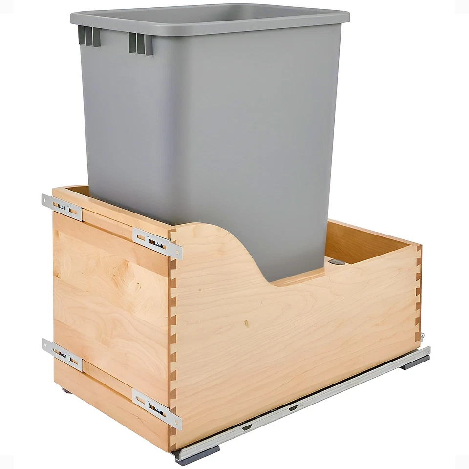 Rev a Shelf Rs4wcsc.1550dm.1 50qt Single Waste Unit With Tandem Soft Close