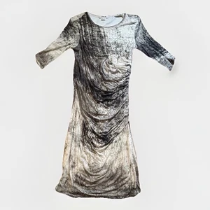 Helmut Lang Nova gerafftes Etuikleid Damen Medium drapiert Made in USA - Bild 1 von 9