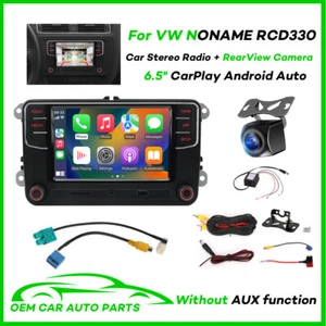 6.5" CarPlay Android Auto Car Stereo Radio+RearView Camera For VW NONAME RCD330 - Picture 1 of 24
