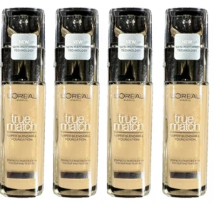 (4 Pack) L'Oreal Paris New True Match Super Blendable Foundation Vanilla 2.N - Picture 1 of 3