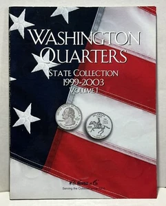 Washington Quarters State Collection Folder 1999-2003 Volume 1•No Quarters•GC - Picture 1 of 15