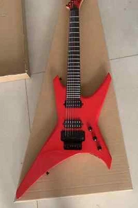 Classic 7string electric guitar double rocker bridge flame red body High quality - Picture 1 of 12