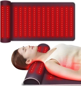 Neue Leder Rotlichttherapiematte mit Nackenstütze, Doppelwellenlänge für - Bild 1 von 7