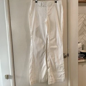 Banana Republic Womens Pants Martin Fit Size 2 US White - Foto 1 di 16