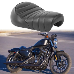Asiento de conductor delantero de cuero PU para Harley Sportster XL 1200 883 2016-22 - Imagen 1 de 12
