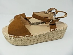 boohoo Faith Flatform Espadrille [Women's Sandals Sz UK 4/ EUR 37/ US 6] NEW! - Picture 1 of 6