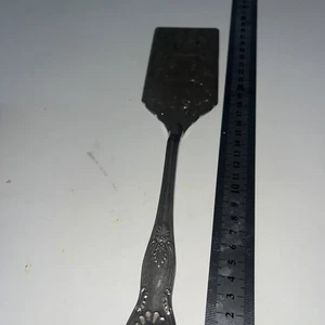 Vintage Silber Teller König Muster Lasagne Tortenscheibe Servierer Italien - Bild 1 von 6