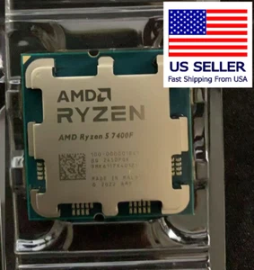 (New) AMD Ryzen 5 7400F 6-Core 12-Thread Socket AM5 CPU Processor OEM Tray - Picture 1 of 2