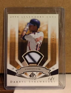 Darryl Strawberry 2004 SP Legendary Cuts Game Used Fabric Jersey #20 (#1/1) RARE - Picture 1 of 1