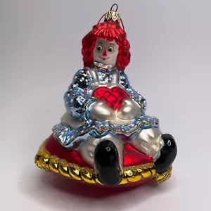 Kurt Adler Polonaise Raggedy Ann AP1024 vetro soffiato decorazione natalizia Polonia - Foto 1 di 9