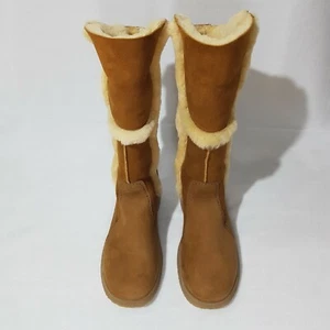 Pajar Suede Shearling Boots Women 10 US Size Genuine - Picture 1 of 12