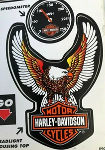 Pegatinas Harley Davidson Bicicleta Motociclista Alas de Águila y Surtidas Nuevo Antiguo Stock Reducido - Imagen 1 de 8