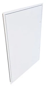 Revisionstür weiß 80 x 100cm, gedämmt, incl. Vierkantschlüssel - Bild 1 von 2