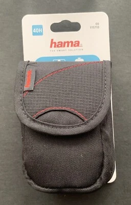 Hama Compact Camera Bag in Black 40H 95x60x30mm In Polytex Flash Gadget Lens - Image 1 of 4