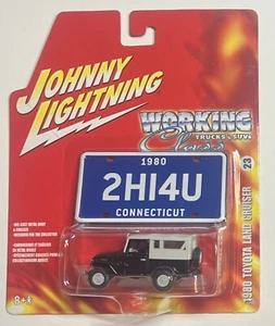 Johnny Lightning 1980 Toyota Land Cruiser Black & Grey NEW/VHTF - Picture 1 of 2