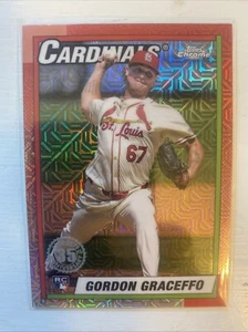 2025 Topps Series 1 Gordon Graceffo RC 1990 Silver Pack 35th Chrome #T90C-25 - Picture 1 of 1